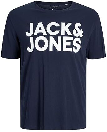 Jack & Jones Jjecorp Logo Tee SS O-Neck Noos PS T-Shirt, Navy Blazer 2, XXXL Uomo