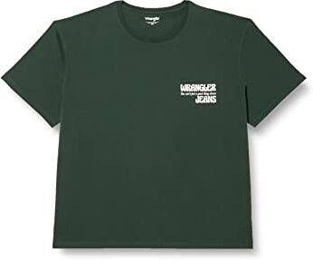 Wrangler Slogan Tee, Camicia Uomo, Sycamore Green, L