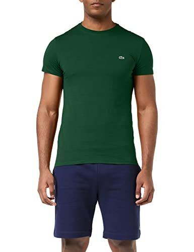 Lacoste Th6709, T-shirt Uomo, Green, XS