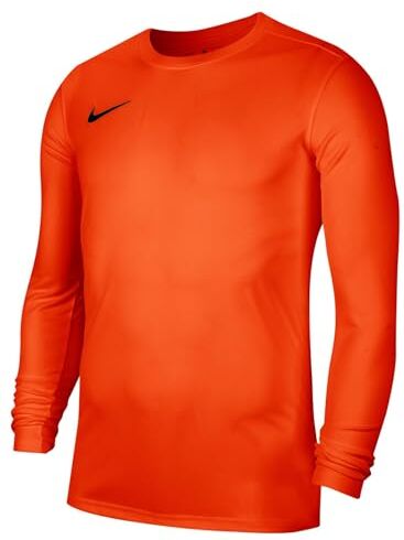 Nike Dry Park VII, Maglia a Maniche Lunghe Uomo, Orange/Black, L