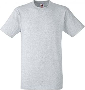 Fruit of the Loom Heavy Cotton Tee Shirt 3 pack, T-shirt da uomo, colore grigio, taglia XXX-Large