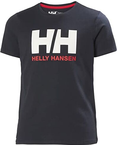 Helly Hansen Junior Unisex Maglietta HH Logo, 10, Marina Militare