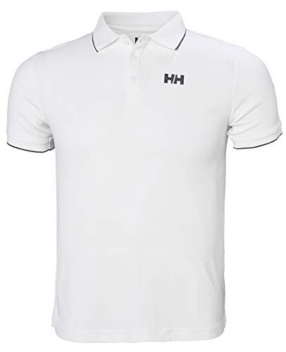 Helly Hansen Uomo Polo Kos, XL, Bianco