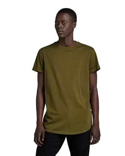 G-STAR RAW Lash T-Shirt, T-shirt Uomo, Verde scuro (dark olive ), XXL
