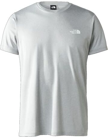 The North Face Reaxion Red Box T-Shirt Mid Grey Heather M