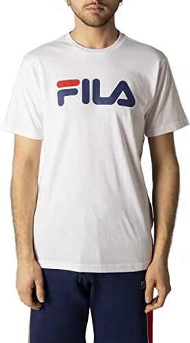 Fila Bellano T-Shirt, Bianco, L Unisex-Adulto