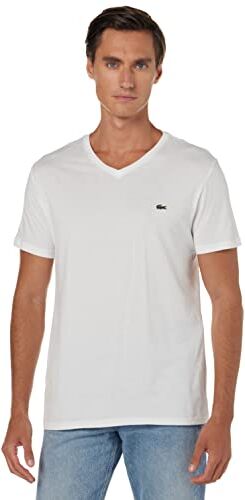 Lacoste Th6710 Manglietta, Blanc, 4XL Uomo