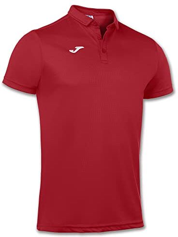 Joma Hobby, Maglietta a Maniche Corte Polo Uomo, Rosso (600), 2XL