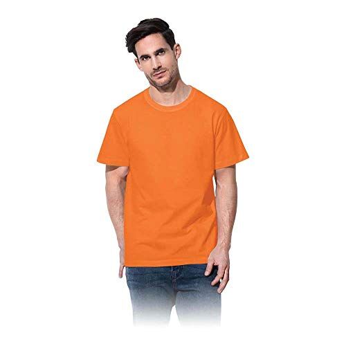 Stedman Apparel Comfort-T/ Maglietta a Maniche Corte, vestibilità Regolare, Colore: Arancione, Taglia M