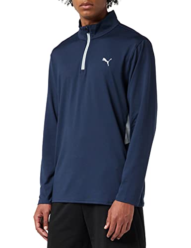 Puma Vista 1/4 Zip, Pullover Uomo, Blazer Navy-Alta Vita, XXL