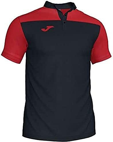 Joma Combi, Maglietta Polo Uomo, nero / rosso, 2XL