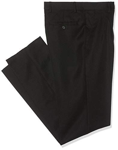 Isacco Uomo 2 Pinces Pantalone, Taglia 46, Nero