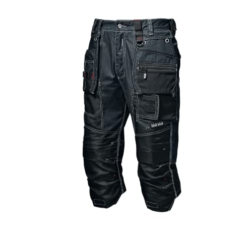 Sir Safety System Pantalone Capri Heavy Denim, Blu