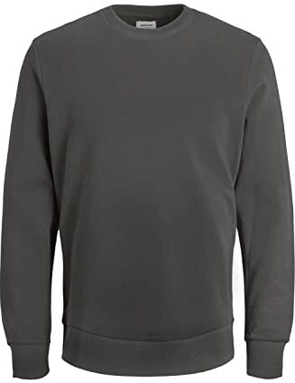 Jack & Jones Jjeholmen Felpa da Uomo con Collo Rotondo, Grigio (Asfalto/Reg Fit), XXL