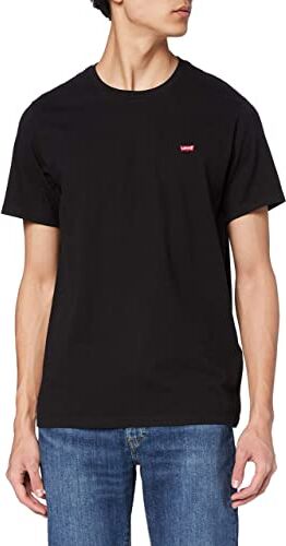 Levis Ss Original Housemark Tee, T-Shirt Uomo, Stonewashed Black, XL