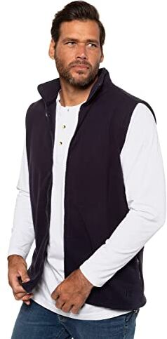 JP 1880 Fleeceweste, Stehkragen Gilet Pile, Blu Navy, L Uomo