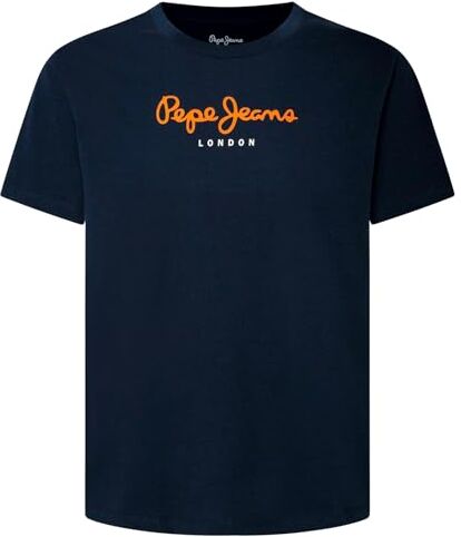 Pepe Jeans Eggo N, T-Shirt Uomo, Blu (Dulwich Blue),XXL