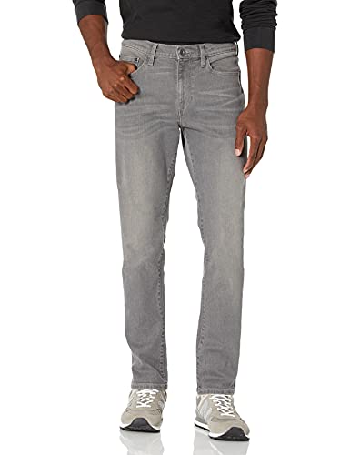Amazon Essentials Jeans Slim Elasticizzati Comodi (in precedenza Goodthreads) Uomo, Grigio, 40W / 30L