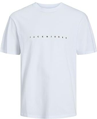 Jack & Jones Jjestar Jj Tee Ss Noos, T-Shirt, Bianco (White), XXL Uomo