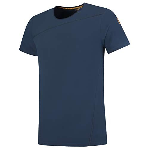 Tricorp Premium Maglietta da uomo, con cuciture trasversali, 95% cotone pettinato, 5% elastan, 180 g/m², inchiostro, taglia XL