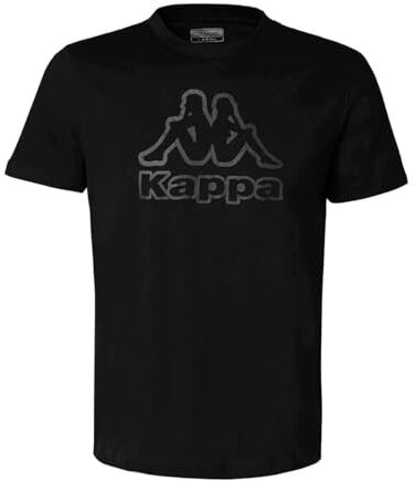 Kappa Cremy Tee, Maglietta Uomo, Nero, XXL