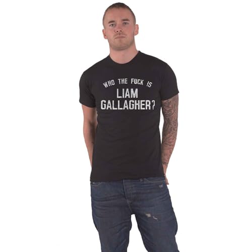 Liam Gallagher T-Shirt # Xl Unisex Black # Who The Fuck