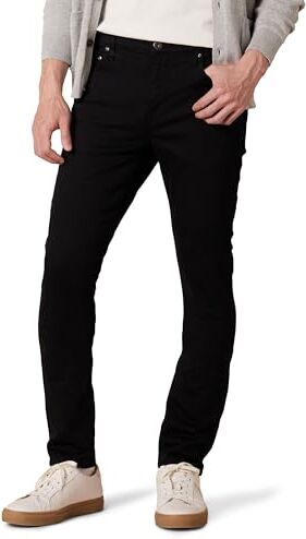 Amazon Essentials Jeans Elasticizzati Comodi Skinny (in precedenza Goodthreads) Uomo, Nero, 30W / 32L