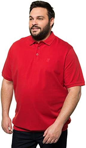 JP 1880 Polo Piquee Con Vita, Polo Uomo, Salsa, 8XL