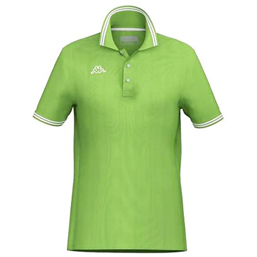 Kappa Logo MALTAX 5 MSS Polo Uomo Piquet Cotone T-Shirt Maglia Regular  Taglia M Colore Principale Green Foliage