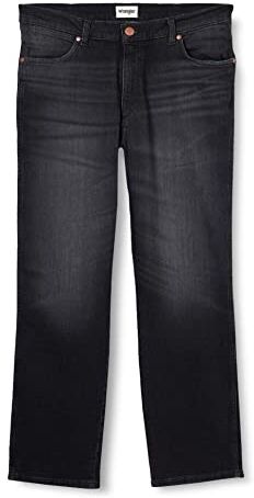 Wrangler Texas Jeans, Faded Black, 34W / 34L Uomo