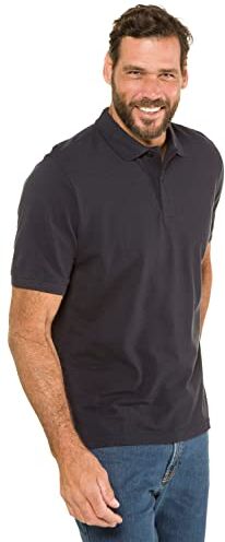 JP 1880 Polo piqué, Blu Oltremare Scuro, XXXXXXXXXXL Uomo