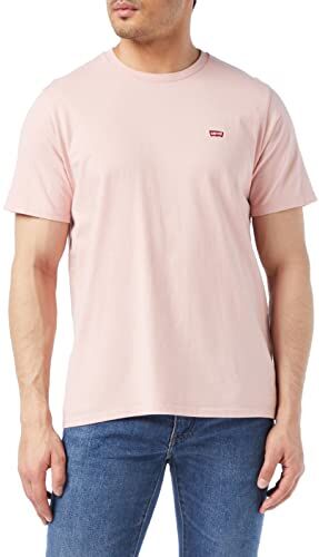 Levis Ss Original Housemark Tee, T-Shirt Uomo, Silver Pink, XS