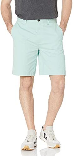 Amazon Essentials Pantaloncini 23 cm con vestibilità Classica Uomo, Verde Acqua, 33W