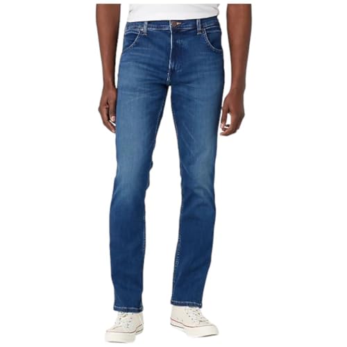 Wrangler Greensboro Jeans, Blu (Verve), 31W / 34L Uomo