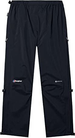 Berghaus Regenhose Standard Leg Paclite Pants, Pantaloni da Passeggio Uomo, Black, L Lunga