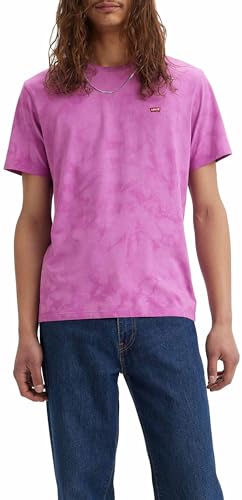 Levis Ss Original Housemark Tee, T-Shirt Uomo, Full Coverage Iris Orchid, XS