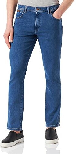 Wrangler Texas Slim Jeans, Blu (The Stone Ride), 30W / 32L Uomo