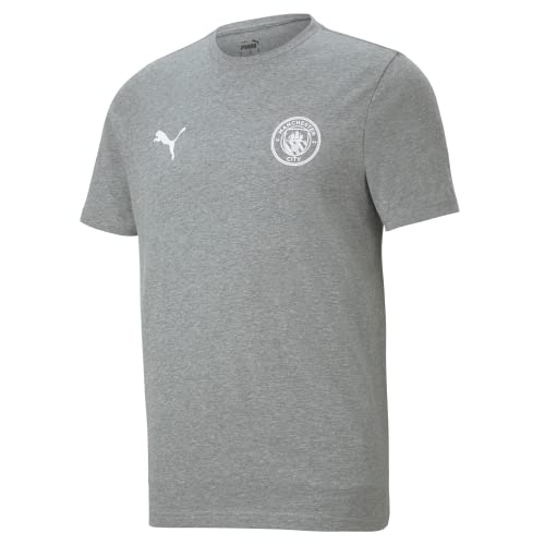 Puma Maglietta Manchester City Essentials Unisex Grigio Large