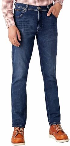 Wrangler Texas Slim Jeans, Silkyway, 29W / 32L Uomo