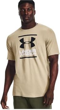 Under Armour UA GL Foundation SS T T-Shirt, Città Khaki, M Uomo