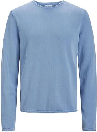 Jack & Jones Jjeleo Knit Crew Neck Noos Maglione Lavorato a Maglia, Pacific Coast, XS Uomo