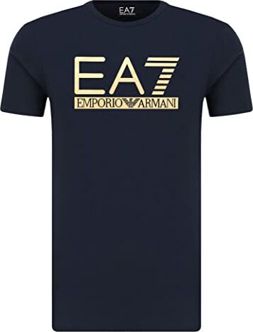 Emporio Armani Maglietta T-Shirt Uomo EA7 3KPT87 PJM9Z, Manica Corta, Girocollo (Blu Scuro, M)