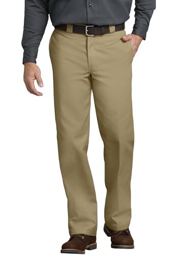 Dickies Original 874 Work Pant, Pantaloni Uomo, Beige (Khaki Kh), 38W / 32L