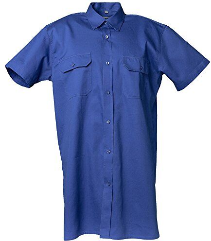 Planam 1/4  saia camicia a maniche lunghe taglia 37/38, S, medio blu, 410037