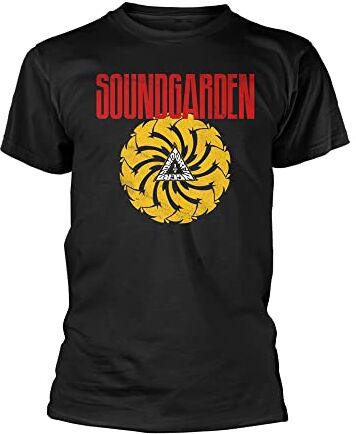 Soundgarden T Shirt Badmotorfinger V3 Band Logo Nuovo Ufficiale Uomo Nero Size S