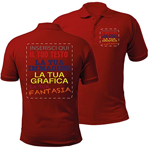 VENEZIANO Gruppo  Polo personalizzata uomodonna polo unisex personalizzabile con stampa , logo , immagini 100% cotone 100% made in Italy.