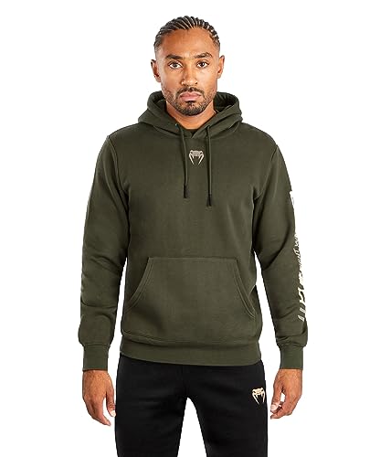 VENUM UFC Adrenaline Men's Fight Week Pullover Hoodie Khaki M