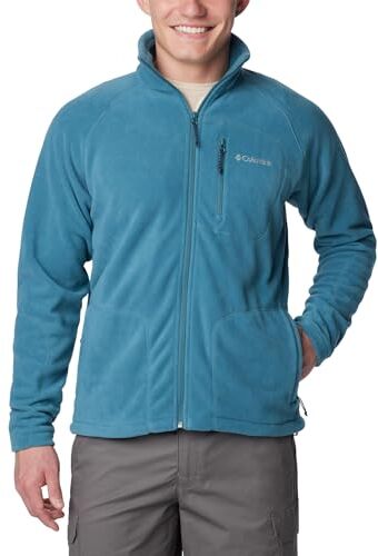 Columbia Fast Trek II Full Zip Fleece, Chaqueta polar con cremallera completa Uomo, Cloudburst,