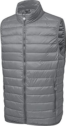 TONY BACKER Gilet Uomo Senza Maniche Giubbotto Smanicato Uomo Casual Leggero 1210 (XL, GREY-10)