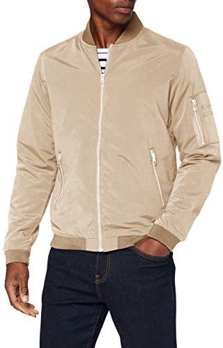 Jack & Jones Jjerush Bomber Noos Giacca, Crockery, XS Uomo